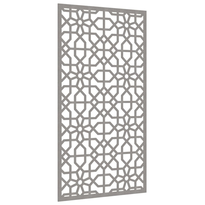 Decorazione Muro da Giardino 105x55 cm Moresco Acciaio Cortencod mxl 82600