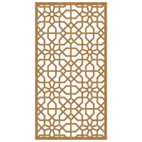 Decorazione Muro da Giardino 105x55 cm Moresco Acciaio Corten 824477