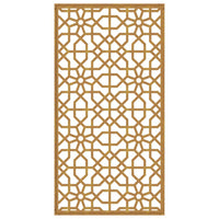 Decorazione Muro da Giardino-Decorazioni da giardino 105x55 cm Moresco Acciaio Corten