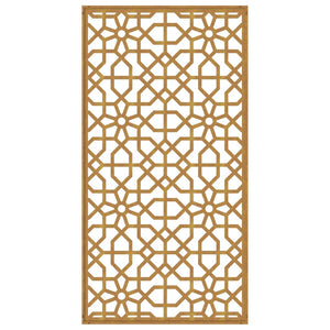 Decorazione Muro da Giardino-Decorazioni da giardino 105x55 cm Moresco Acciaio Corten