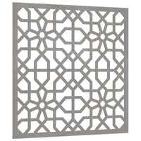 Decorazione Muro da Giardino 55x55 cm Moresco Acciaio Cortencod mxl 130513