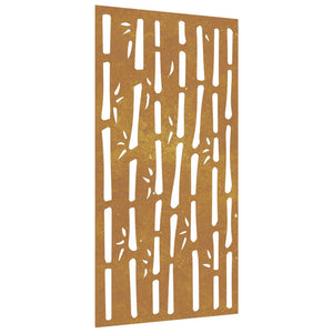 Decorazione Muro da Giardino 105x55 cm BambÃ¹ in Acciaio Cortencod mxl 106673