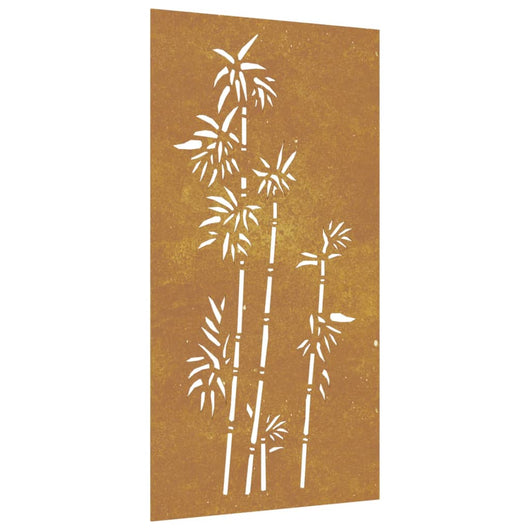 Decorazione Muro da Giardino 105x55 cm BambÃ¹ in Acciaio Cortencod mxl 130657
