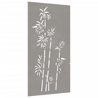 Decorazione Muro da Giardino 105x55 cm BambÃ¹ in Acciaio Cortencod mxl 130657