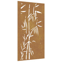 Decorazione Muro da Giardino 105x55 cm BambÃ¹ in Acciaio Cortencod mxl 106729