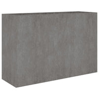 Fioriera Rialzata da Giardino 120x40x80 cm in Acciaio Cortencod mxl 82769