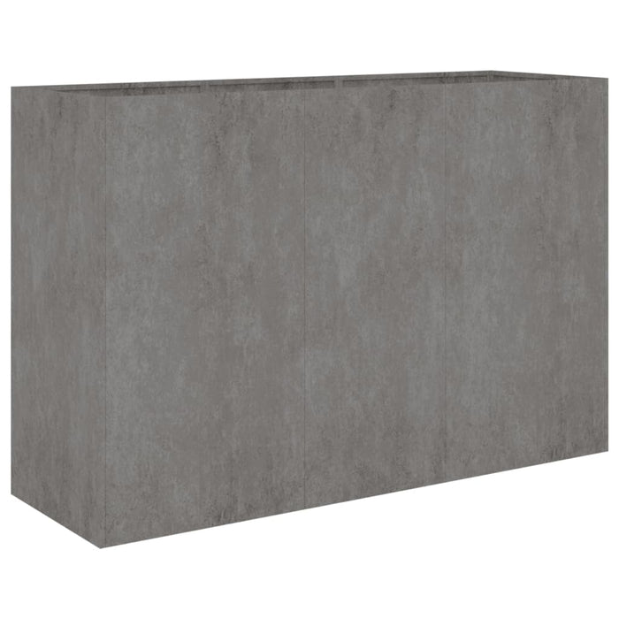 Fioriera Rialzata da Giardino 120x40x80 cm in Acciaio Cortencod mxl 82769