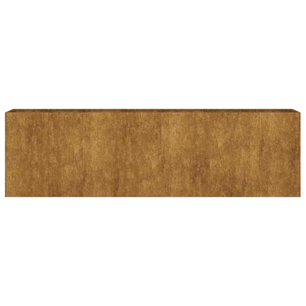 Fioriera Rialzata da Giardino 280x40x80 cm in Acciaio Corten 824528
