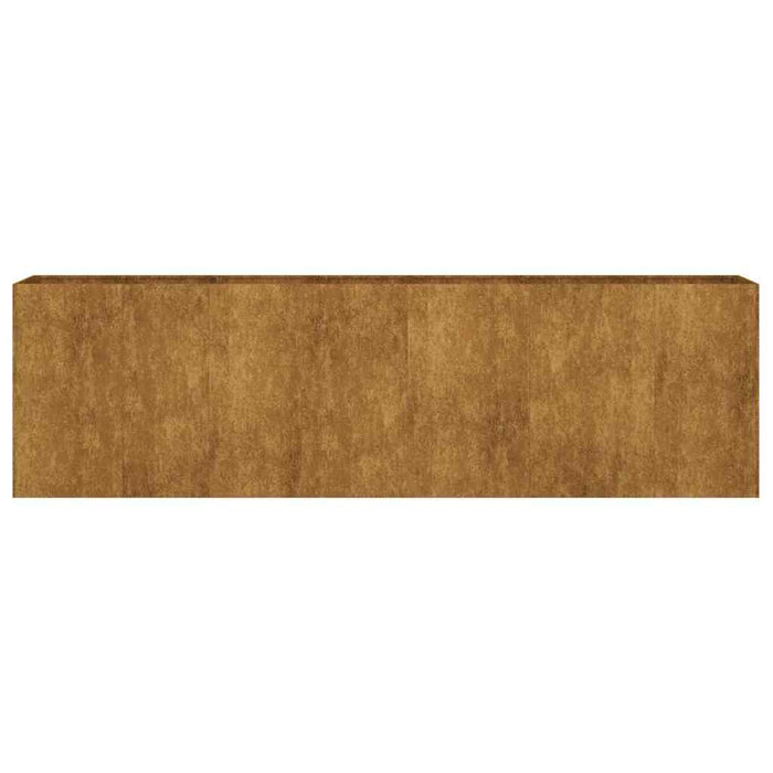 Fioriera Rialzata da Giardino 280x40x80 cm in Acciaio Corten 824528