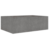 Fioriera Rialzata da Giardino 120x80x40 cm in Acciaio Cortencod mxl 82767