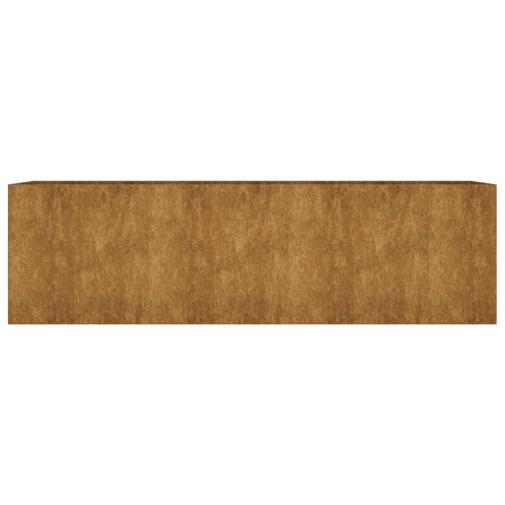 Fioriera Rialzata da Giardino 280x80x80 cm in Acciaio Corten 824540