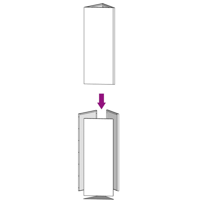 Fioriera da Giardino 30x26x75 cm in Acciaio Corten 824545