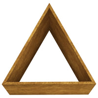 Vassoio per fioriera aiuola rialzata piante fiori terrazza giardino 40 x 34,5 x 75 cm acciaio corten marrone 02_0037522