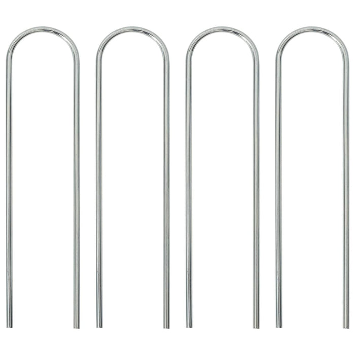 Porta da Calcio con Rete Bianca 214x75x152cm Acciaio Poliestere 93734