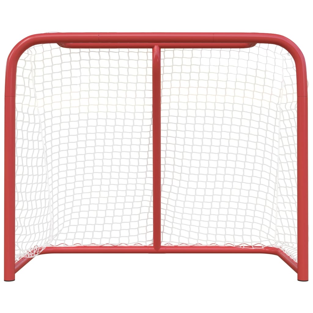 Porta da Hockey Rossa e Bianca 183x71x122 cm in Poliesterecod mxl 128445