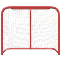 Porta da Hockey Rossa e Bianca 183x71x122 cm in Poliesterecod mxl 128445