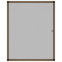 Zanzariera per Finestre Marrone 80x100 cmcod mxl 79457
