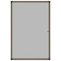 Zanzariera per Finestre Marrone 80x120 cm 153834