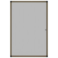 Zanzariera per Finestre Marrone 90x120 cm 153835