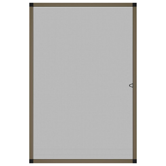 Zanzariera per Finestre Marrone 90x120 cm 153835