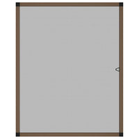 Zanzariera per Finestre Marrone 100x120 cm 153836