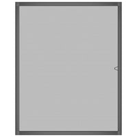 Zanzariera per Finestre Antracite 80x100 cmcod mxl 128534