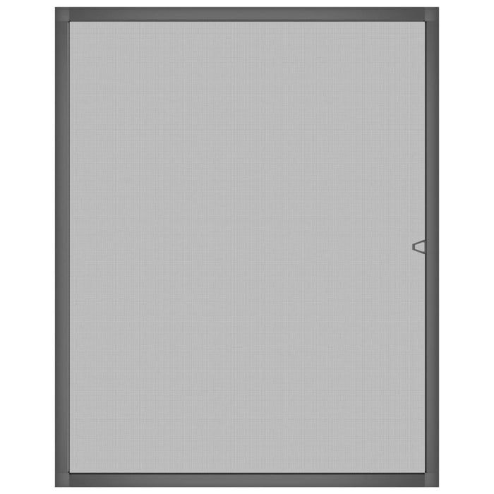 Zanzariera per Finestre Antracite 80x100 cmcod mxl 128534
