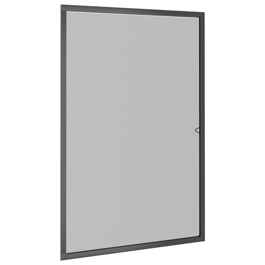 vidaXL Zanzariera per Finestre Antracite 80x120 cm