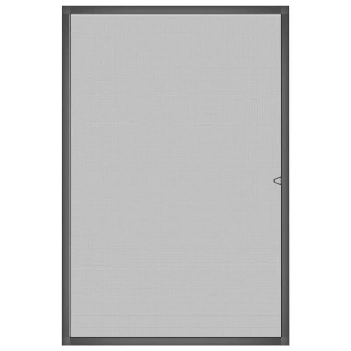 Zanzariera per Finestre Antracite 80x120 cm 153838