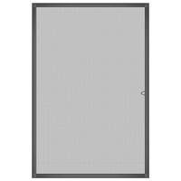 Zanzariera per Finestre Antracite 90x120 cm