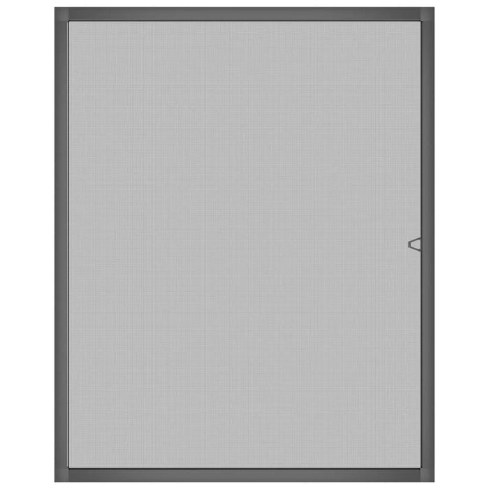 Zanzariera per Finestre Antracite 100x120 cm 153840