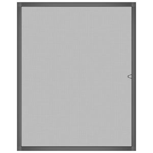 Zanzariera per Finestre Antracite 100x120 cmcod mxl 127055