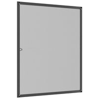 Zanzariera per Finestre Antracite 100x120 cm 153840