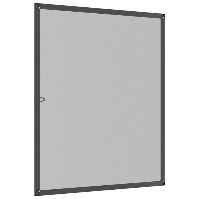 Zanzariera per Finestre Antracite 100x120 cm 153840