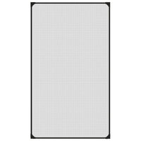 Zanzariera Magnetica per Finestre Antracite 80x140 cm