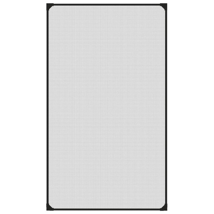 Zanzariera Magnetica per Finestre Antracite 80x140 cm 153848