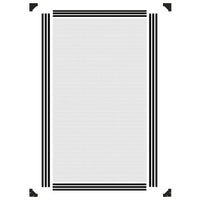 Zanzariera Magnetica per Finestre Antracite 80x140 cm 153848