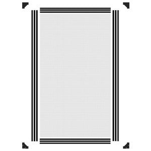 Zanzariera Magnetica per Finestre Antracite 80x140 cm 153848