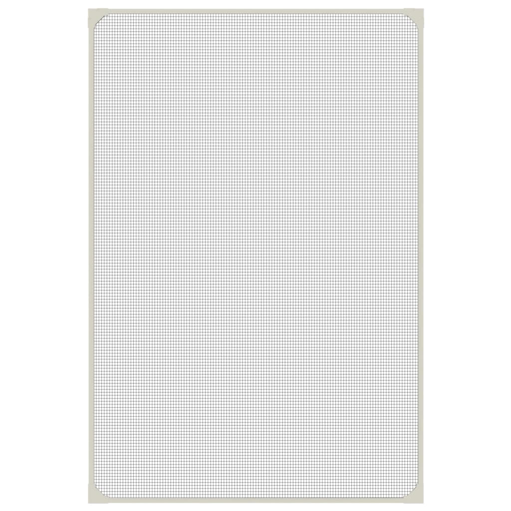 Zanzariera Magnetica per Finestre Bianca 80x120 cm 153849
