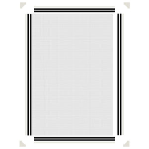 Zanzariera Magnetica per Finestre Bianca 80x120 cm 153849