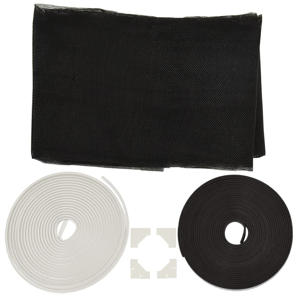 Zanzariera Magnetica per Finestre Bianca 80x120 cm 153849