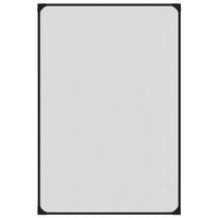 Zanzariera Magnetica per Finestre Antracite 80x120 cm 153850
