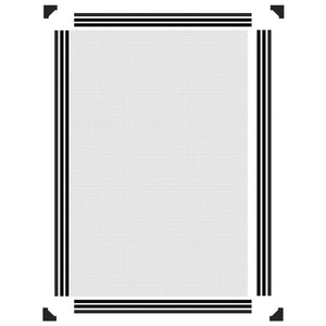 Zanzariera Magnetica per Finestre Antracite 80x120 cm