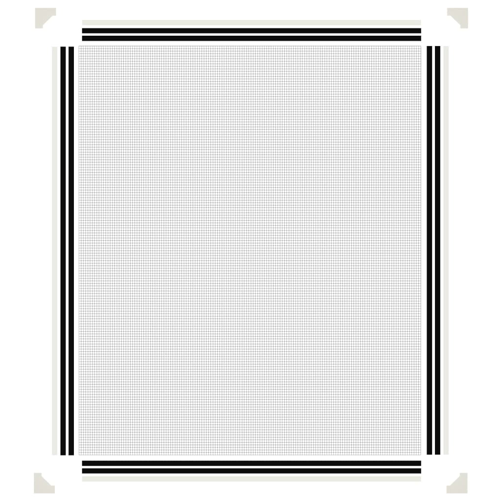 Zanzariera Magnetica per Finestre Bianca 100x120 cm 153851