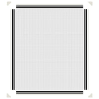 Zanzariera Magnetica per Finestre Bianca 100x120 cm 153851