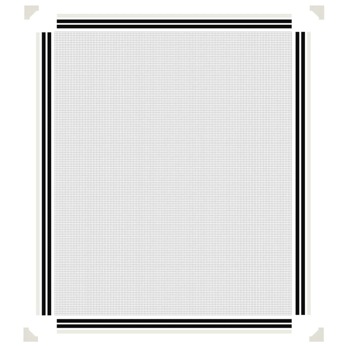Zanzariera Magnetica per Finestre Bianca 100x120 cm 153851