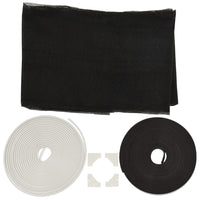 Zanzariera Magnetica per Finestre Bianca 100x120 cm 153851