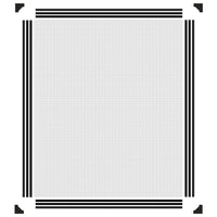 Zanzariera Magnetica per Finestre Antracite 100x120 cm 153852