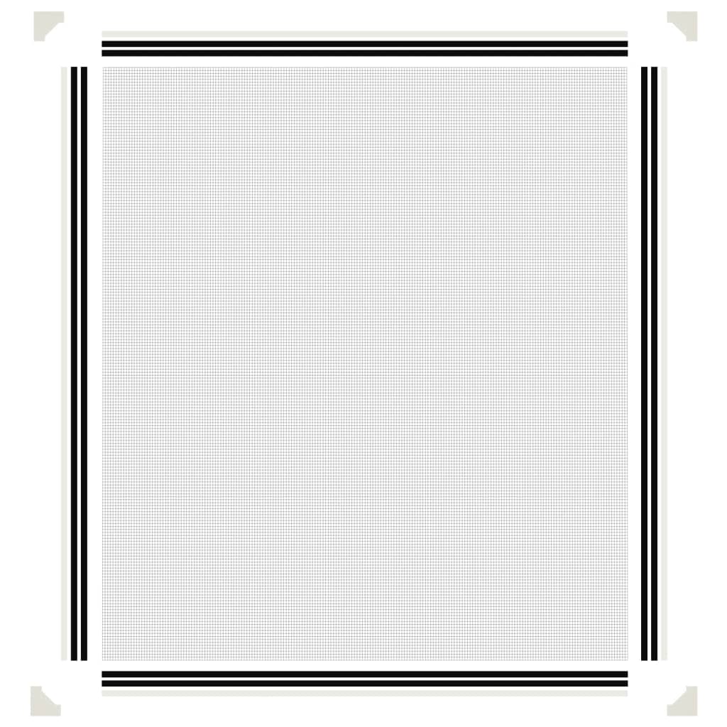 Zanzariera Magnetica per Finestre Bianca 120x140 cm 153853