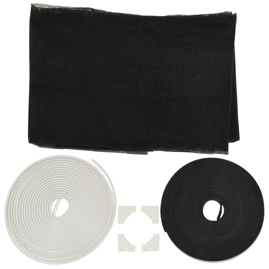 Zanzariera Magnetica per Finestre Bianca 120x140 cm 153853